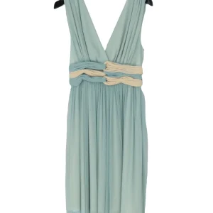Abito corto “ARIZONA” acqua in jersey lurex